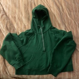 Lulu Lemon Scuba evergreen sweatshirt
